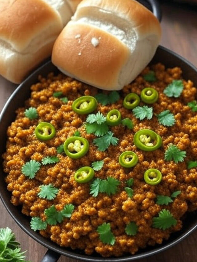 Egg Keema  A Perfect Indian Street Food to Make at Home